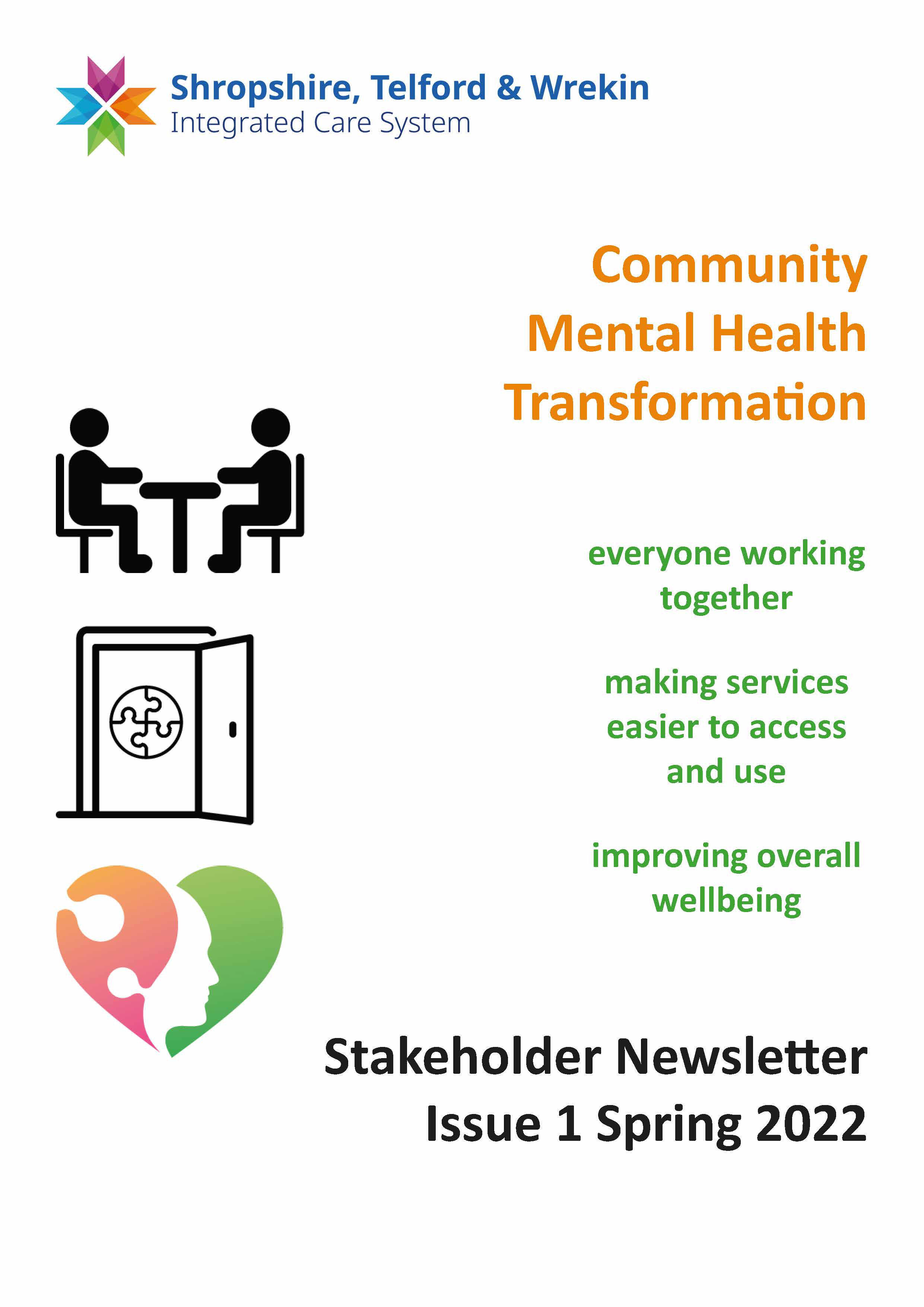 Community Mental Health Transformation Newsletter image